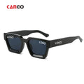 CANGO Glasses Sunglasses From China Unique OEM Custom New Fashion Glasses Sun Shades Square Thick Frame Mens Eyewear 2024