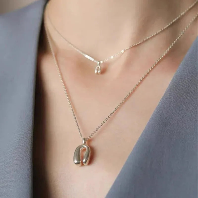 2 Styles Lucky Charm Horseshoe Necklace Dainty 925 Sterling Silver Pendant a Token of Good Fortune