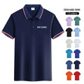 New Custom Ice Fabric Cotton Polyester Men's Polo t Shirts Comfortable Short Sleeve t Shirts for Cool Summer
