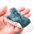 DIY Moss Agate Gua Sha Wholesale Natural Gemstone Jade Gua Sha Tool for Face