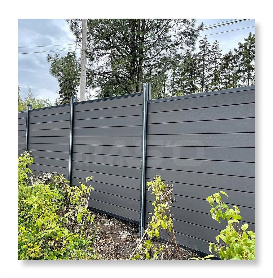Wpc Fence 180*180 Vertical Wpc Fence Panels 8ft*8ft