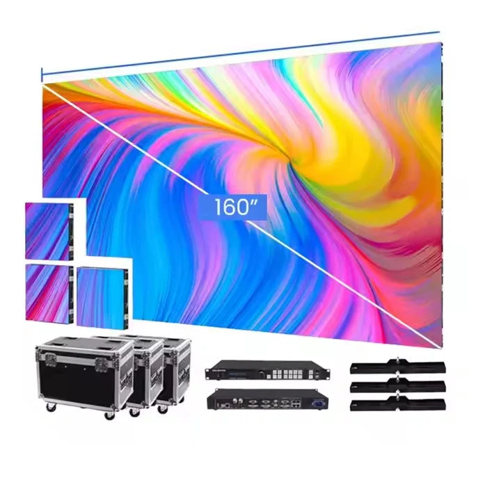 Shenzhen Kingvisionled P3.91 Indoor Led Display 500 X 500mm 3.91mm Led Video Wall Complete System Nightclub Led Screen
