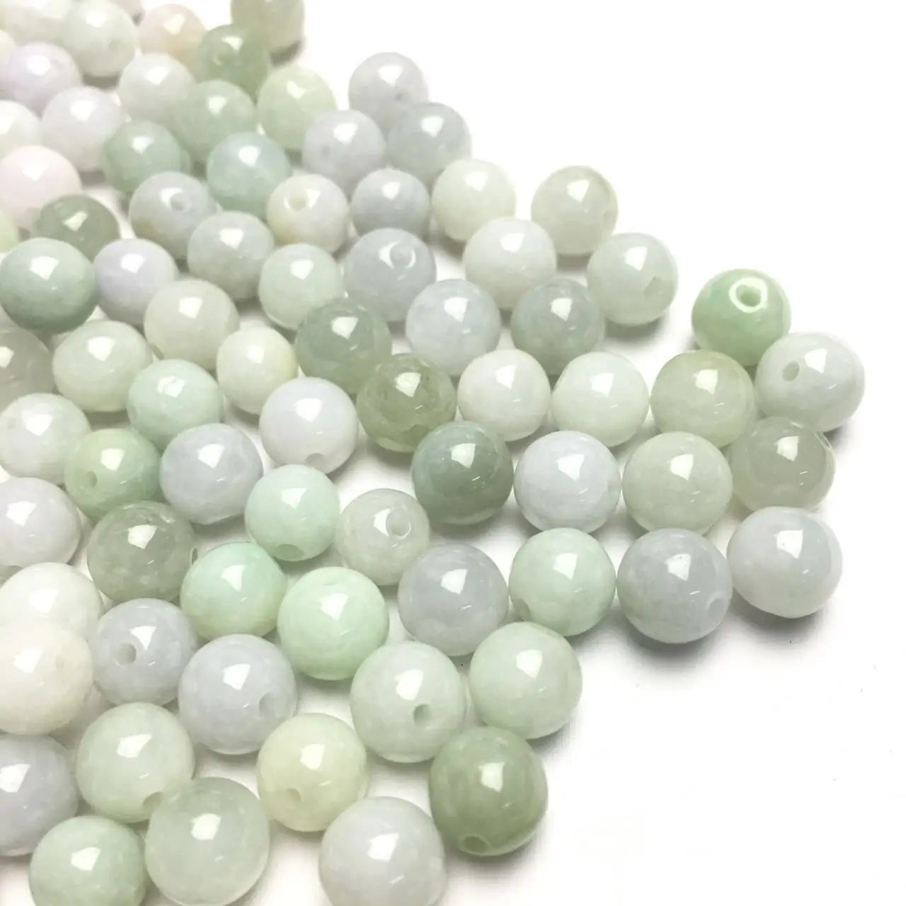 Hot Sale 7mm Burmese Jade Beads Hawaii Jewelry Accessories