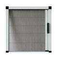 Customized Modern Retractable Fly Proof Aluminum Frame Roller Screen Window Mosquito Net Fiberglass Mesh Folding Sliding Door