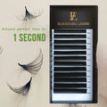Matte Black 0.03 0.05 0.07 mm Mega Russian Volume Lashes Handmade Super Soft Easy Fanning Eyelash Extensions