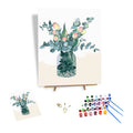 Nordic Paint by Numbers Kit Custom Tulip Plant Flower Paint by Numbers Canvas Adult Painting by Numbers
