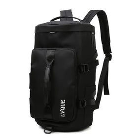 Wholesale Big Men logo Work Nylon Premium Luxury Duffle Gym Backpack Shoe Compartment