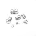 China Factory Wholesale Jewelry Findings Fashion Stainless Steel Connectors Accessories Screw Holder