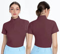 High-Quality Printing LOGO Horse Riding T-Shirt Equestrian Base Layer Sport Workout Clothing for Women Summer Equestrian Shirt