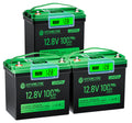 12.8V 100Ah Mini Battery Pack 6000 Cycles for RV Trolling Motor Yacht Camping