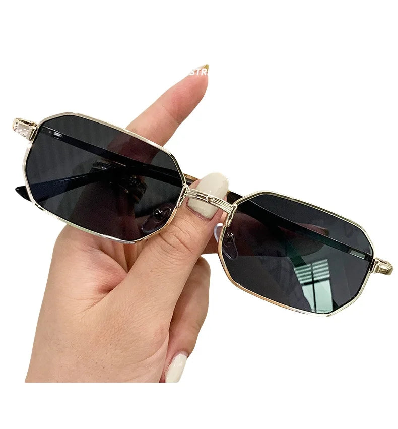 Fenyi Wholesale Hot Sale Fashion Light Simple Casual New Personality Changeable Metal UV400 Sunglasses for Women