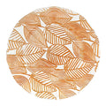 Factory Wholesale Floral Leaf Texture Clear Rose Gold Charger Plates for Home Use and Parties