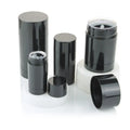 Glossy Black White 50ml 50g 1.78oz Empty Plastic Deodorant Stick Container Tube Bottom Design for Skin Care Screen Printing