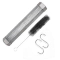 12 Inch Stainless Steel BBQ Smoker Tube Perforated Hexagon Pellet Smoker for Hot and Cold Smoking on Any Grill