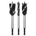HUHAO 8mm Four Flutes Shank Hand Drill Bit Wood Hole Saw Steel Woodwork Hole Drill 2203141601