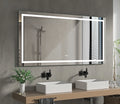 Hot Selling Vanity Led Bath Mirrors Modern Ip44 Large Wall Mounted Dimmable Bathroom Mirror With Light