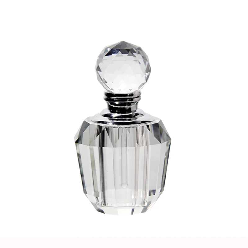 Wholesales Oriental Empty 8ml Clear Crystal Perfume Bottle Glass Oil OUD Packaging Bottles With Logo