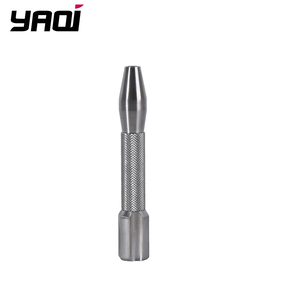YAQI 304 Stainless Steel Material Razzo Rocket Safety Razor Handle Custom Pistachio Green and Chrome Single Blade for Men