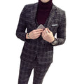 Men's Plus Size Breathable Waterproof Wedding & Business Suits Blazer Vest Pants