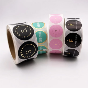 Free Samples Full Color Printing Perfume Bottle Sticker Label Hot Stamping Gold Foil Vinyl Sticker