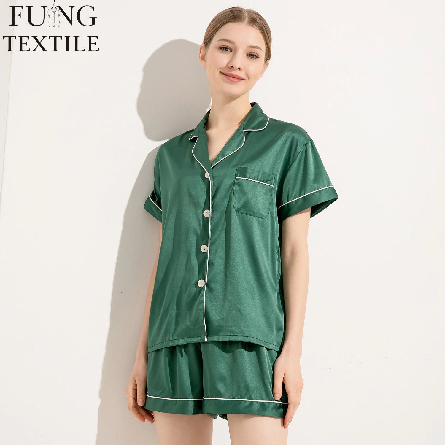 Fung 3034 Women Short Night Suit 2023 High End Custom Logo Luxury
