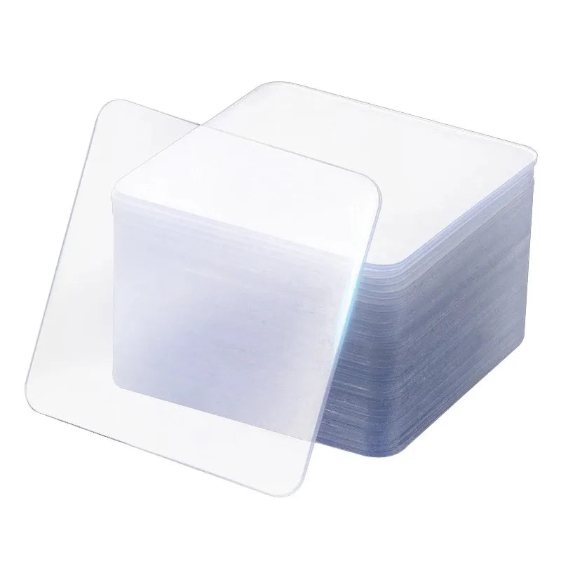 Transparent PVC Home Supply Sticky Anti-Slip Pads Hook Powerful Multifunctional Seamless Double-Sided Sticker Tape Acrylic