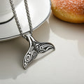 All-match personality classic style pendant necklace Men's fishtail stainless steel necklace titanium steel Men's jewelry gifts