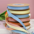 Wholesale Custom 5/8 Inch Width Eco-Friendly Soft Cotton Twill Ribbon Herringbone Tape Double Face Color Ribbon for Decorating