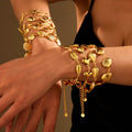 Non Tarnish Boho Stainless Steel Metallic Sea Animal Shell & Starfish Charm Bracelets