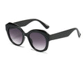 Sparloo 10398 Black Elegant Women Round UV400 butterfly Retro Fashion Sunglasses logo Customize