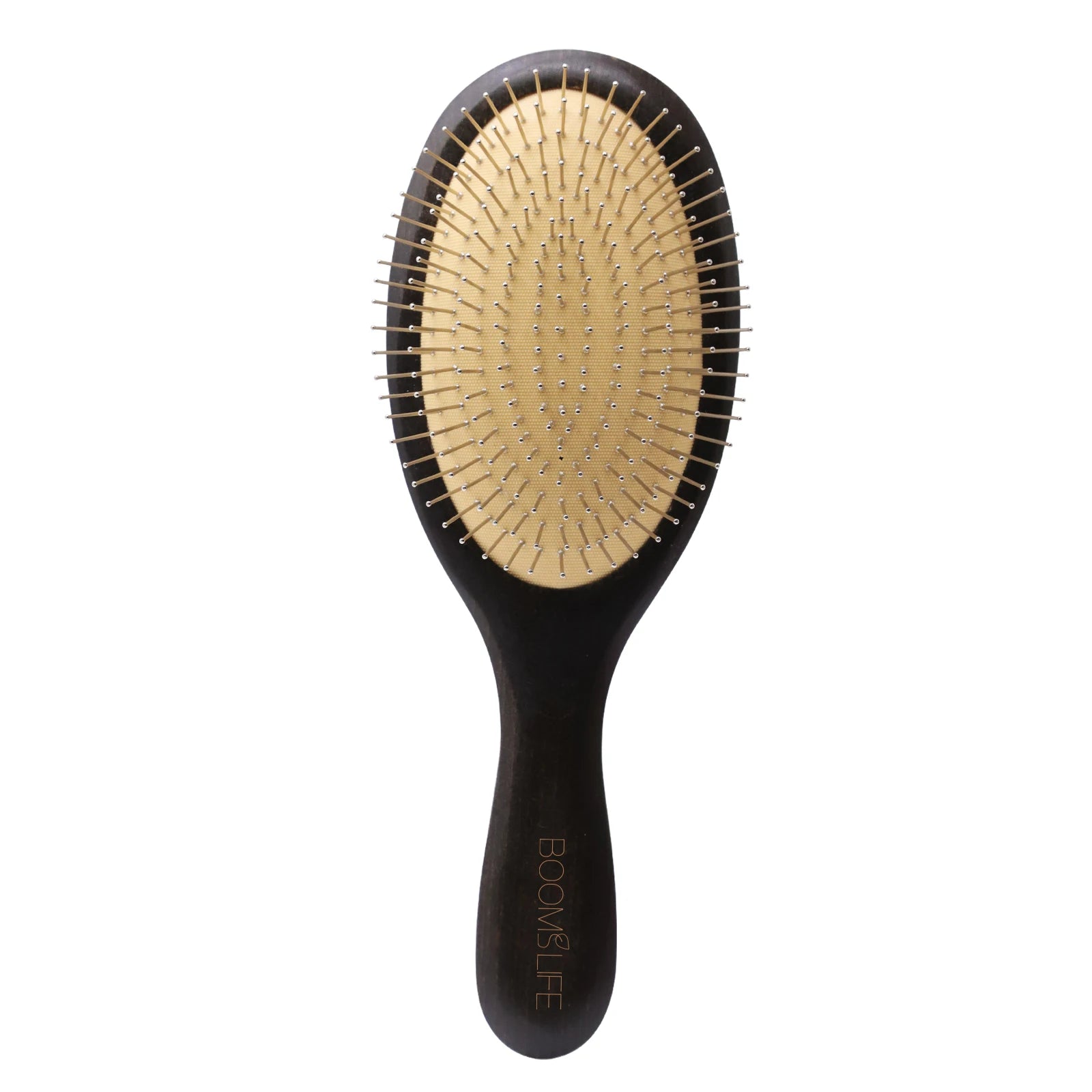 BOOMHOME Steel Hair Brush Wooden Hair Comb Head Massage Custom Hair Brush Metal Stainless Pin Brushes Detangling
