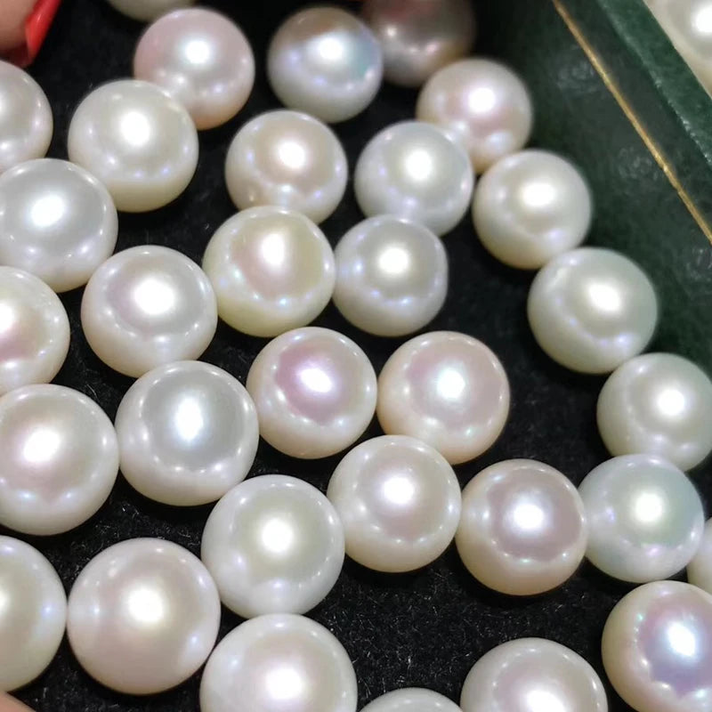 Round Shape 3A Freshwater Pearl Bead WhitePinkPurple Freshwater Pearl Wholesale Factory Price Natural Pearl Strand