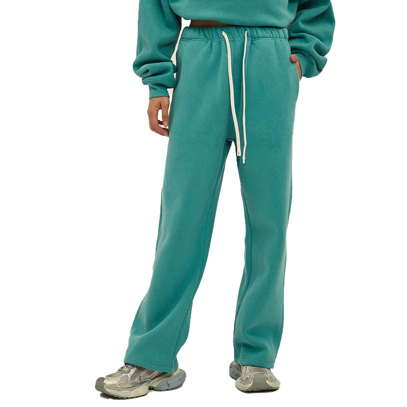 2026 Hot Sales Comfortable Soft Woolen Men's Formal Pants Custom Logo Print Mid Waist Flat Front Style Straight OEM