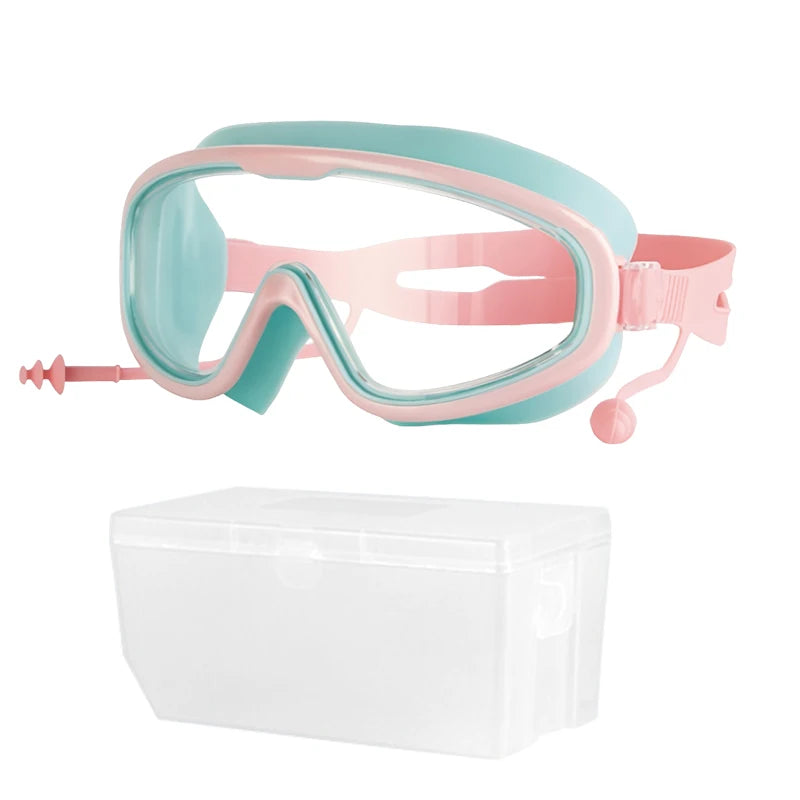 Hot Men Women UV Protection Swim Pool Goggles Waterproof Silicone Anti-Fog Adjustable Adults Swimming Glasses