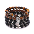 Wholesale Natural Sandalwood Beads Rosary Cross Bracelet Tieger Eye Design for Men & Women Practical Prayer Jewelry Gift
