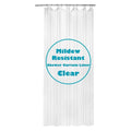 Thick Waterproof Opaque Solid Color PEVA Shower Curtain Bathroom Wholesale Shower Curtain Liner 72''x72''