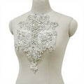 Flower Crystal Stone Rhinestone Beaded Applique for Lady's Women's Wedding Evening Party Dress   WDP-291