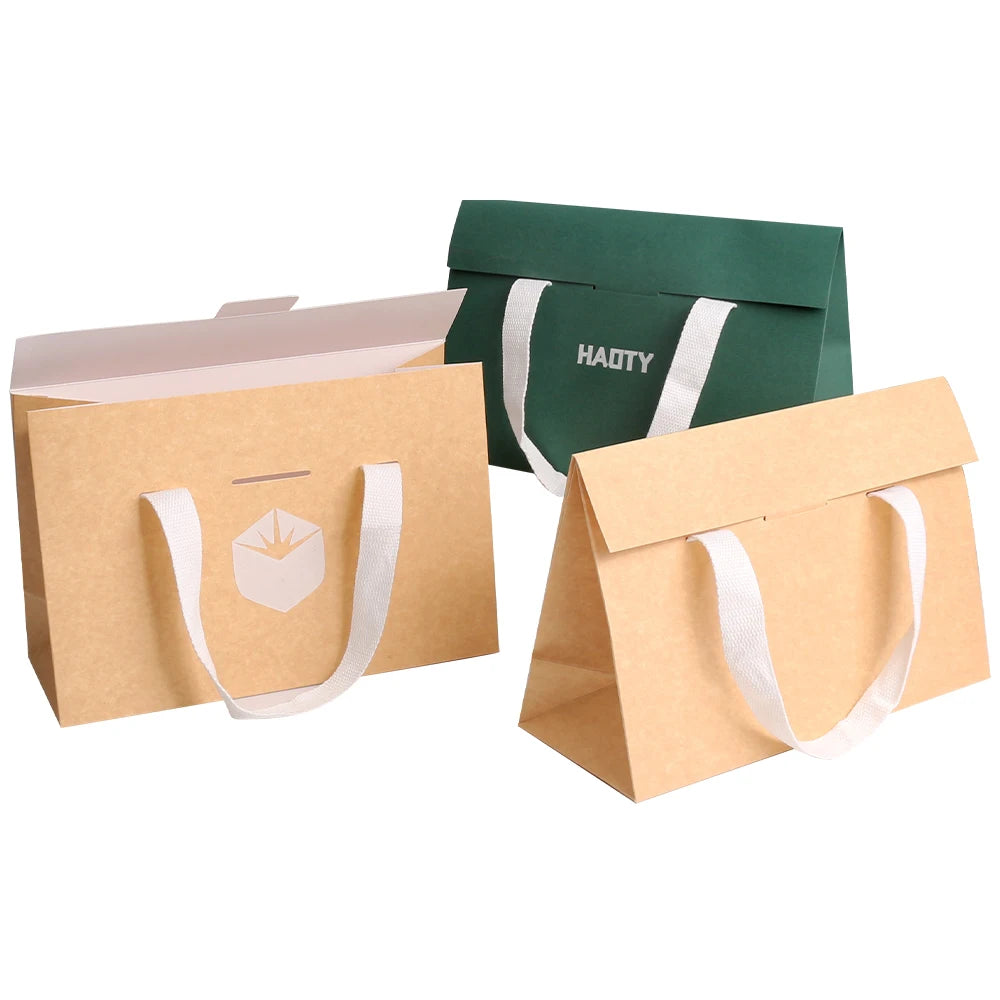 Nice Wedding Gift Bag Famous Branding Promotions Gift Bag Luxury Makeup Paper Gift Bags for Small Business