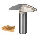 HUHAO 1/2 Shank Woodworking Slotting Straight Knife Double Edge Straight Knife Slotting Mill Wood Router Bits