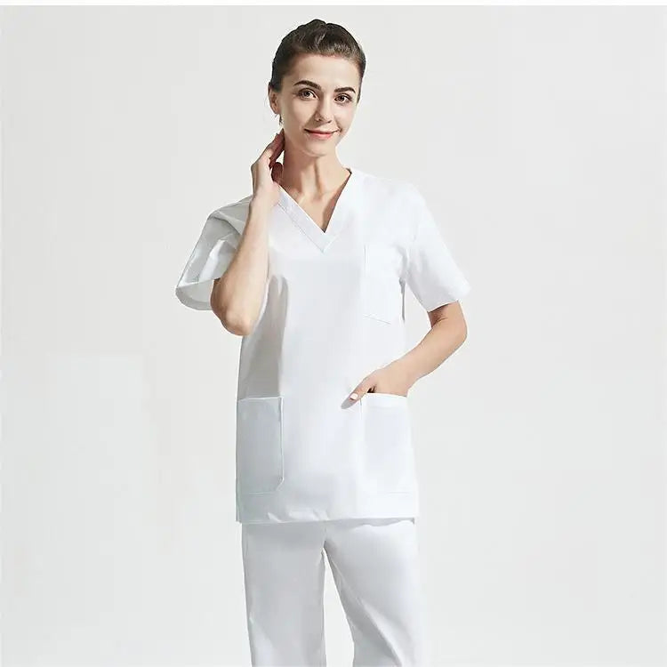 In Stock 42001 Polyester Cotton Nurse Uniform Outer Wear Nursing Uniform for Winter Nurse Uniform Smocks