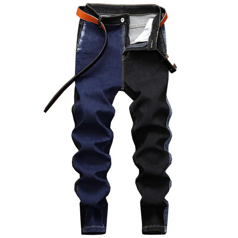 Custom Men's Denim Wholesale Breathable Men Blue and Black Jeans Pants Skinny Fitting Men's Trousers Jeans