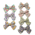 New Style Fashion  Floral Bow Hair Clip Small Fresh Sweet Hair Barrette for Girls Hair Accessories Factory Wholesale