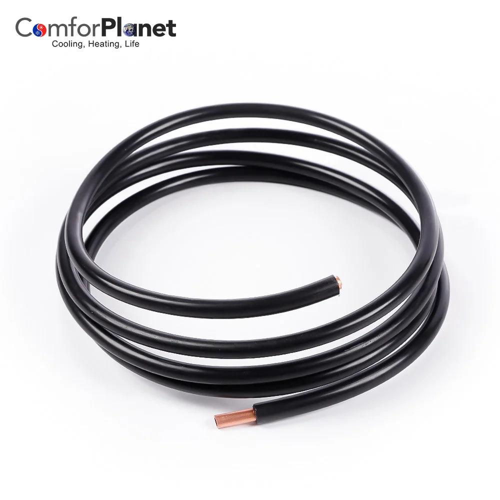 Round Customized Pvc Coated Copper Tube for AC Copper Pipe