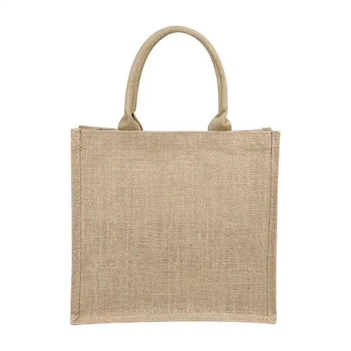 Wholesale Plain Custom Printed Letter Design Large Natural Eco Friendly Burlap Jute Shopping Tote Beach Bag With Logos