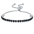 2025 New Europe and America Hot Selling Ins Cubic Zirconia Bracelet Simple Adjustable Crystal Tennis Bracelet for Women