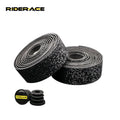 RIDERACE Road Cycling Handlebar Tape Bicycle Anti-slip PU Starry Sky Shock Absorption Handle Bar Tape Bike Wrap End Plug