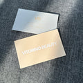 Printing Custom Rose Gold Foil Emboss Logo Foil Edge Cardboard Thick Paper Luxury Black Business Card Printing