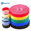 Factory Wholesale Colorful Eco-Friendly Back-to-Back Double Side Cable Ties Nylon Self-adhesive Hook and Loop Strap Roll