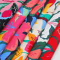 China Textile Factory Price Latest Price Hawaiian 45s Print 100 Rayon Viscose Chaliis Fabric for Ladies Dresses