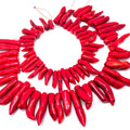 Wholesale Baroque Coral Pendants Large Stick Coral Beads DIY for Jewelry Making